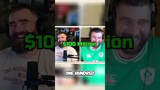 Kelce Brothers secured the bag with a $100 million podcast deal #podcast #sports #wealth