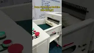 Foam shredding machine