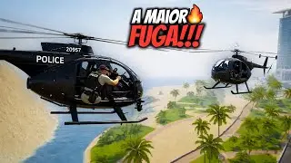 MINHA MAIOR PERSEGUIÇÃO DE HELICÓPTERO NO FLEX CITY 🔥