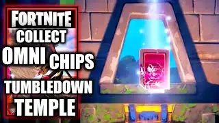 Collect Omni Chips at Tumbledown Temple - Fortnite Chapter 3 Season 2 Omni Sword Week 6 Quest