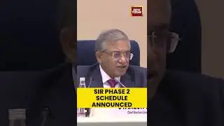 #CECGyaneshKumar Announces #Phase2 of #SpecialIntensiveRevision in 12 States/UTs | #sir #shorts