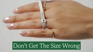 How To Measure Your Ring Size At Home AND (In Secret🤐)
