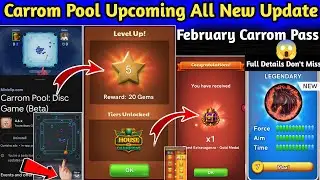 Carrom Pool Upcoming All New Updates 😱 Full Month All Information Full Details Don't Miss 🔥