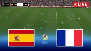 🔴LIVE : SPAIN vs FRANCE - UEFA Nations League 2025 | Full Match Stream | Pes 21