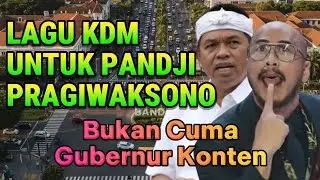 Lagu KDM (Kang Dedi Mulyadi) untuk Pandji Pragiwaksono 