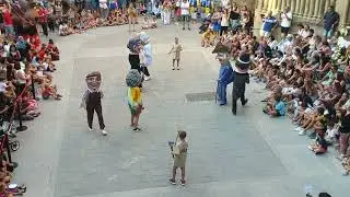 Ball dels capgrossos d'Agramunt amb Lo Guillem - Festa Major d'Agramunt 2022