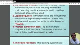 Meaning, Nature of Programmed Instruction