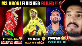 PRIYANSH ARYA&rsquo;S FIRST IPL 100! 😱 DHONI&rsquo;s Effort Not Enough 💔 | POORAN THE DESTROYER 💣 | PBKS & LSG