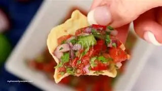 How to Make Chunky Lime Salsa | MY HEAVENLY RECIPES