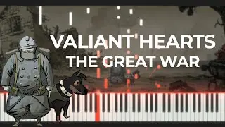 No Adrenaline - Valiant Hearts OST Piano Cover + [MIDI]