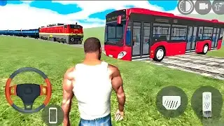 Train Vs City Bus Driving Games Indian Bikes Driving 3D #16 Android Gameplay