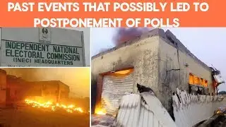 Past Events that possibly led to postponement of polls