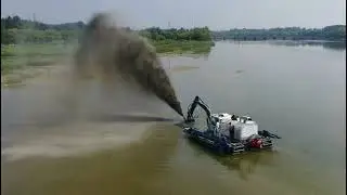 Crawler Amphibious Multipurpose Dredger Versatile Cutter Suction Dredger