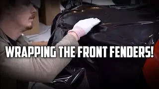 Wrapping the NC Miata front Fenders and Hood.