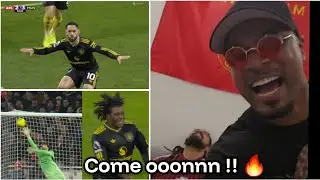 Watch 🔥!! EVRA crazy reaction to Arsenal vs  Manchester United victory 