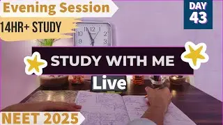NEET STUDY LIVE:🔥06-Hours STUDY WITH ME| STUDY WITH ME LIVE NEET Marathon! #livestudywithme #jee #ca