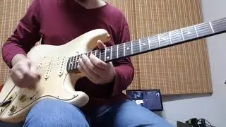 Improviso em E Blues com Pedal Landscape Organic Drive