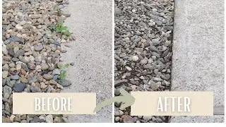 How to Keep Mulch and Rock Off Your Sidewalk!  Victorian Trench Method
