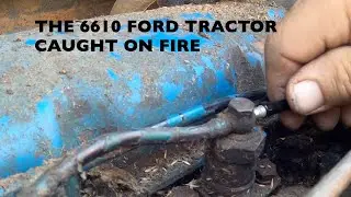 Ремонт возвратных линий дизельного топлива на тракторе Ford 6610