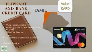 Flipkart Axis bank credit card- Tamil |Benefits |Grab deals |Gift voucher |Amazon prime discount