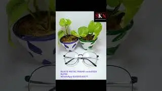 Black Metal Frame | SKN GLASSES ⭐