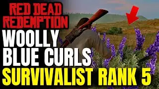 WOOLY BLUE CURLS Location - Survivalist Rank 5 | Red Dead Redemption 1