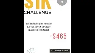 Day 6 of $1k Challenge: -$465 (live $)