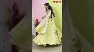 Get Cinderella Vibes at your own Wedding with POPIN DESIGNER #wedding #fashion #rent #weddingwear