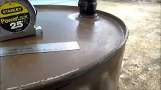 How-To cut the top off a 55 gal oil drum to use on the shortened barrel