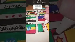 Cameroon 🇨🇲 #drawing #markers #flag #art #cameroon #africa