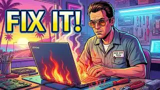 FIX Lenovo Yoga Slim 7 Pro X Overheating FOR GOOD! Easy Thermal Paste Replacement
