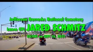 Motorcycle Escort for Lance Corporal Jared Schmitz to Jefferson Barracks on 210916-4K