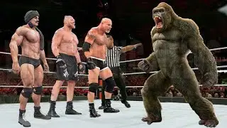 King Kong vs Brock Lesnar Dara Singh Goldberg Raw Match