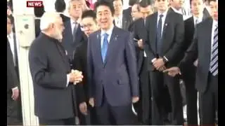 28154 politics Welt DD News PM Modi's Japan visit ׃ PM reaches Tokyo metro Station