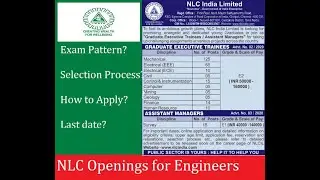 NLC openings for engineers 2020 | Engineering govt jobs 2020