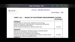 Inspector Of Legal Metrology Full Syllabus Kerala PSC