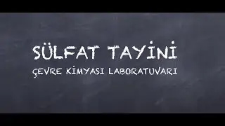 Sülfat Deneyi