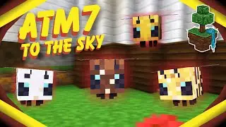COMO COMEÇAR NO MOD DAS ABELHAS * PRODUCTIVE BEES * - ATM7 TO THE SKY #21