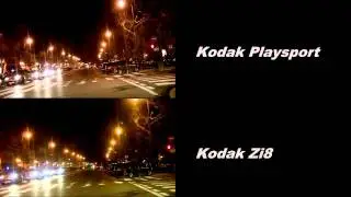Test camcorder Kodak Zi8 vs Kodak Playsport : side by side video comparison