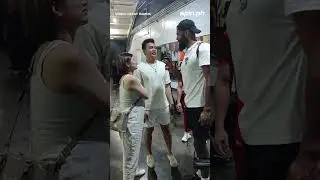 Scottie Thompson and pregnant wife Jinky wear terno outfits for Wednesday game day #shorts