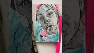 Inktober Day 13 - Drink #inktober #shorts