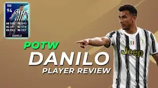 94 Rated DANILO POTW Card Review PES 2021 MOBILE