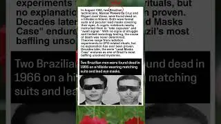 2 Brazilian men were found in suits & eye masks