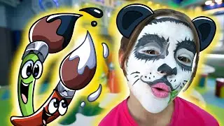 Face Paint Song 🎨✨ | Kids Songs and Nursery Rhymes | Dominoki
