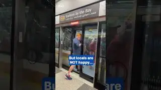 Passenger gets trapped in closing train doors