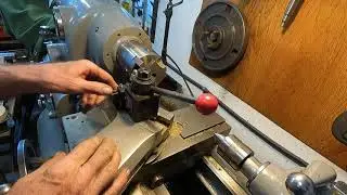 Axelson lathe restoration adapting antique KDK 150 tool post