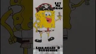 &ldquo;Pirate SpongeBob: Captain of the Frying Seas&rdquo;#characterart #drawing #letmedraw