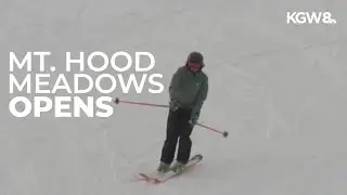 Mt. Hood Meadows opens ski season after latest start in resort history