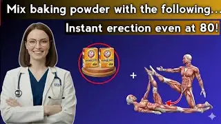 Baking soda alone? Mix this powder to support healthy blood circulation | Men&rsquo;s health: Dr.NEINA.MD