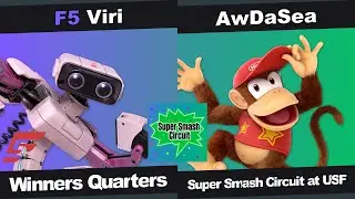Super Smash Circuit at USF - Viri (R.O.B.) vs AwDaSea (Diddy Kong) - Winners Quarters